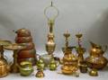Approximately Twentytwo Pieces of Asian and European Copper Pewter Brass and Metalware