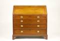 American Chippendale Style Cherry Slant Front Desk