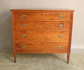 Pennsylvania Sheraton cherry chest of drawers