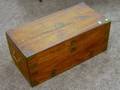 Chinese Export Brassbound Camphorwood Trunk
