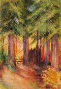 Annie F Dearborn American 19th20th Century Woodland View