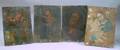 Four Spanish Colonial Retablos on Tin