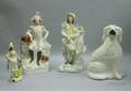 Four Staffordshire Figures