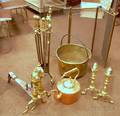 Group of Fireplace and Hearth Items