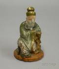 Asian Export Porcelain Figurine of a Man
