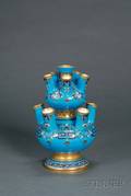 Christopher Dresser Design Minton Bone China PseudoCloisonne Vase