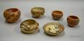 Six Hopi Painted Native American Pottery Bowls
