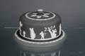 Wedgwood Black Jasper Dip Cheese Dish and Cover