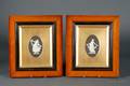 Pair of Wedgwood Solid Black Jasper Plaques