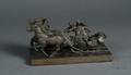 Russian Bronze Figure of a Speeding Troika