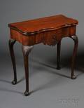 George II Carved Mahogany Game Table