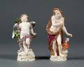 Two Meissen Porcelain Figures