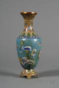 Chinese Cloisonne Lamp Base