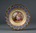Viennese Hand Painted Porcelain Cabinet Plate