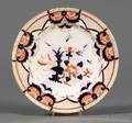 Twelve English Imari Palette Porcelain Dinner Plates