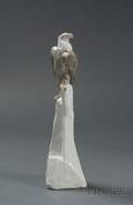 Meissen Porcelain Figure of a Perched Eagle