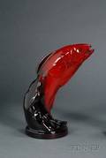 Royal Doulton Flambe Leaping Salmon