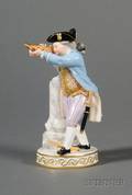 Meissen Porcelain Figure of an Archer