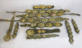 Ten strands of horse brasses