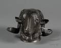 Decorative Bronze Rams Head Wall Mount