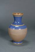 Wedgwood Enameled Stoneware Vase