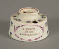 English porcelain inkwell ca 1800