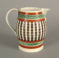 Mocha ovoid pitcher ca 1820