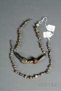 Two Carmen Beckmann Stone Bead Necklaces