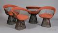 Four Warren Platner Armchairs