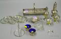Small Group of Silver Plated and Sterling Tableware