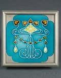 Framed Tile Trivet on Stand