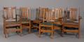 Six L  J G Stickley Chairs