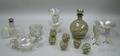 Fifteen Pieces of Silver Overlay Glass
