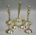 Pair of Gorham Sterling Weighted Candlesticks