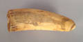 New Jersey scrimshaw decorated whale tooth 19th c