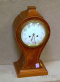 French Mahogany Balloon Clock