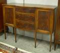 Federalstyle Inlaid Mahogany and Mahogany Veneer Swellfront Sideboard