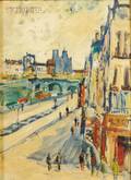 Louis Cazals French b 1912 Lot of Two Parisian Views Paris Ile St Louis