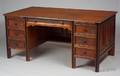 Wallace Nuttings Quartersawn Oak Chest Desk