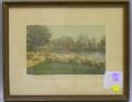 Framed Wallace Nutting Handcolored Photographic Print A Warm Spring Day
