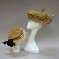 Two Edwardian Ladys Straw Hats