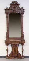 Victorian two part assembled wall console