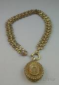 Victorian Gilt Silver Locket
