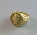 Mans 14kt Gold Ring