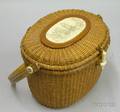 Farnum Nantucketstyle Woven Basketry Purse