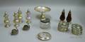 Small Group of Sterling Silver and Silver Plated Tableware Items