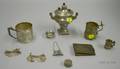 Nine Silver Table Items and Novelties