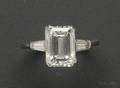 Platinum and Diamond Solitaire Cartier