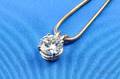 Diamond Solitaire Pendant Necklace
