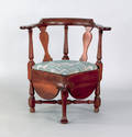 Queen Anne walnut corner chair ca 1750